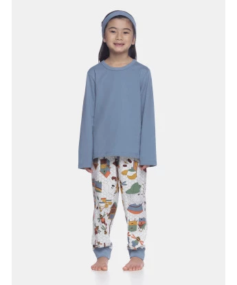 Pijama manga longa e calça