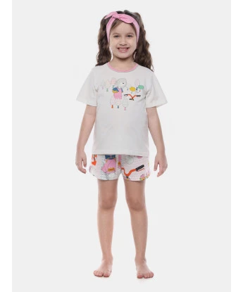 Pijama manga curta e short
