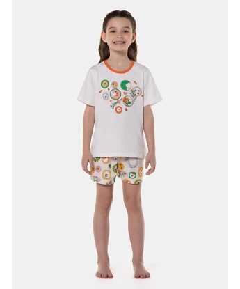 Pijama manga curta e short