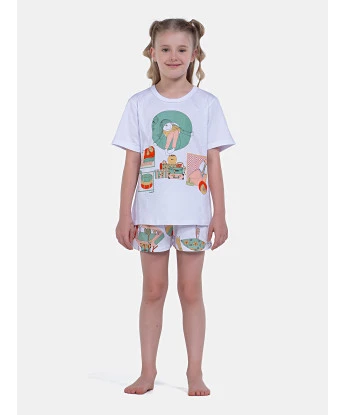 Pijama Manga Curta e Short