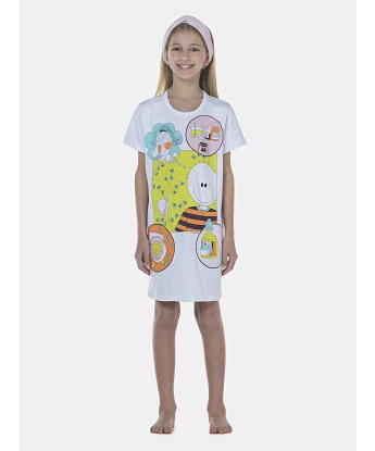 Camisão Feminino Kids Manga Curta