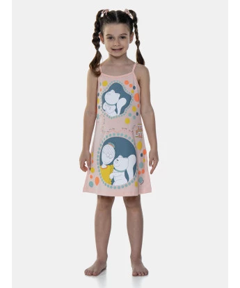 Foto Camisola Sonhart Feminina Infantil  Alça Fina Annie e Nina