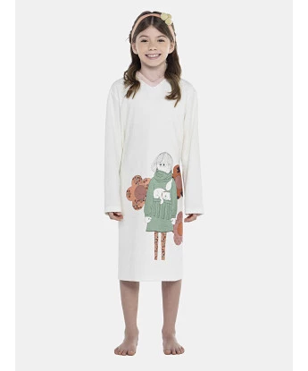 Roupão Feminino Kids Manga Longa Fechado Com Capuz Atoalhado