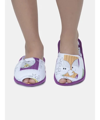Pantufa Feminina Kids Com Abertura