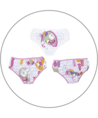 Kit Calcinha Feminino Kids