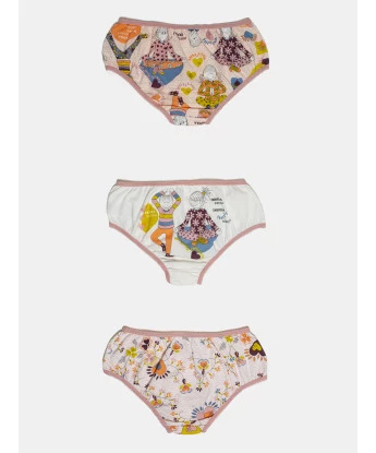 Kit Calcinha Feminino Kids