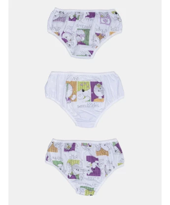 Kit Calcinha Feminino Kids