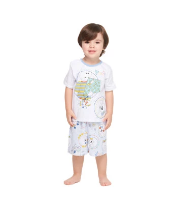 Conjunto Masculino Baby Manga Curta e Bermuda