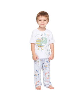 Pijama manga curta e calça