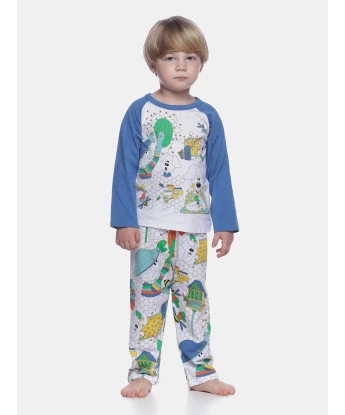 Conjunto Masculino Baby Manga Longa e Calça 