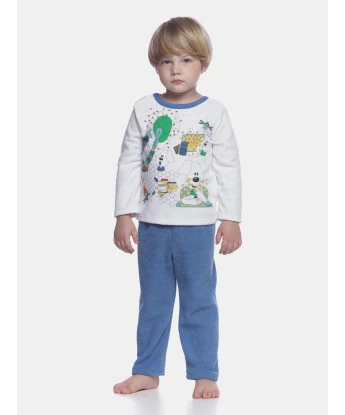 Pijama manga longa e calça        