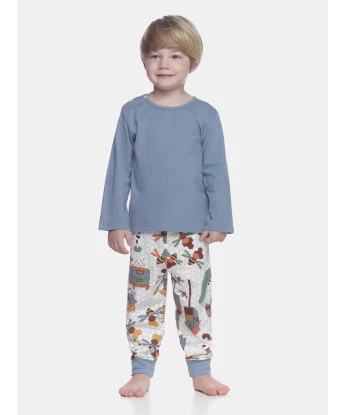 Pijama manga longa e calça