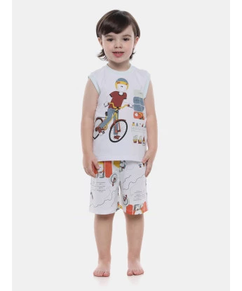 Pijama Regata Machão e Bermuda