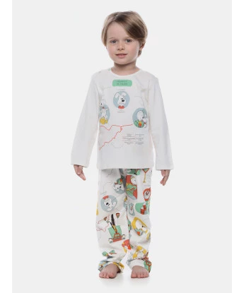 Pijama Manga Longa e Calça 