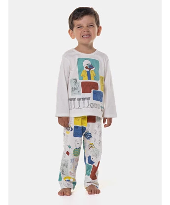 Pijama manga longa e calça