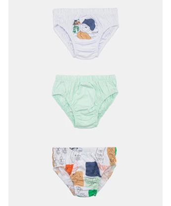Comprar Sonhart Online | Kit cueca Infantil 3 Peças Estampada
