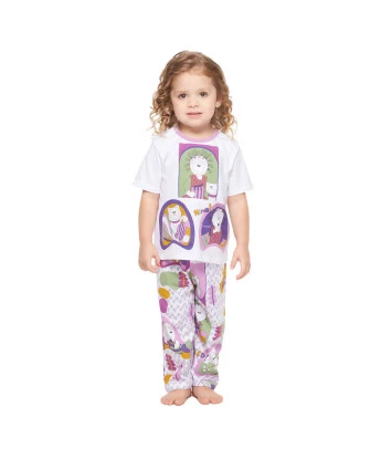 Conjunto Feminino Baby Manga Curta e Calça