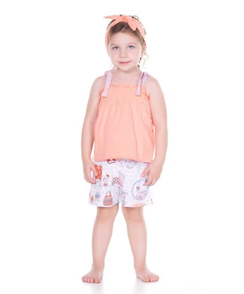 PIJAMA ALÇA E SHORT
