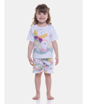 Pijama manga curta e short