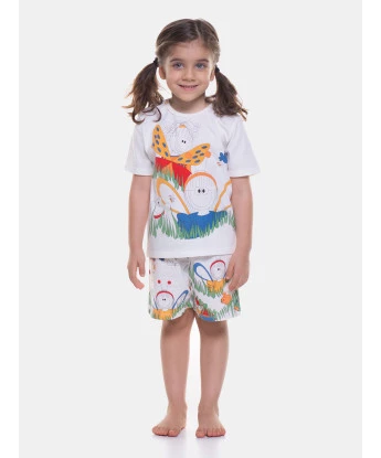 Pijama manga curta e short
