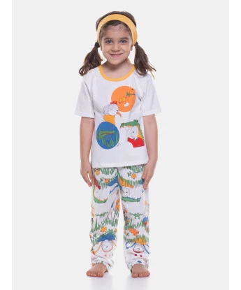 Pijama manga curta e calça