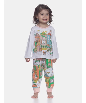 Pijama manga longa e calça         