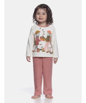 Pijama manga longa e calça            