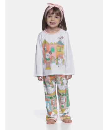 Conjunto Feminino Baby Manga Curta e Calça