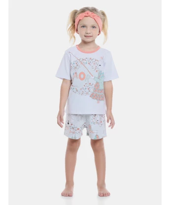 Pijama manga curta e short  