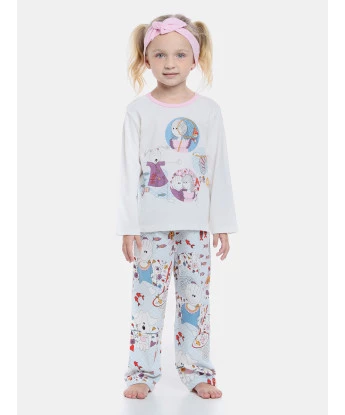 Pijama manga longa e calça  