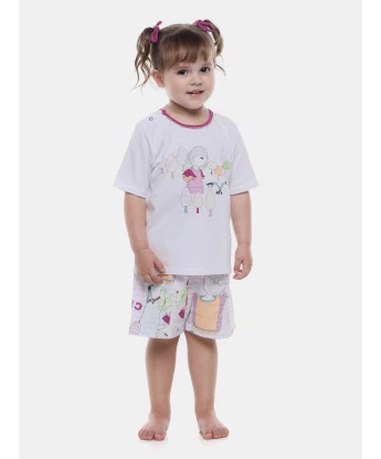 Pijama Manga Curta e Short