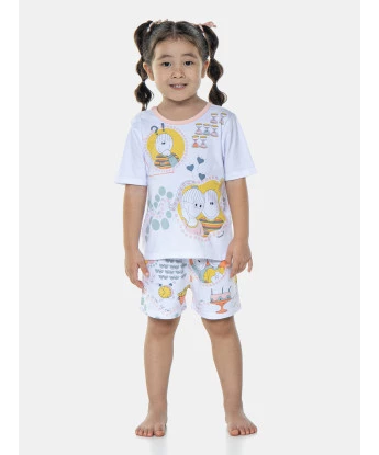 Pijama Manga Curta e Short