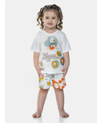Pijama Manga Curta e Short