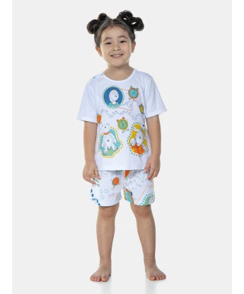 Pijama Manga Curta e Short