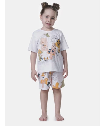 Pijama manga curta e short