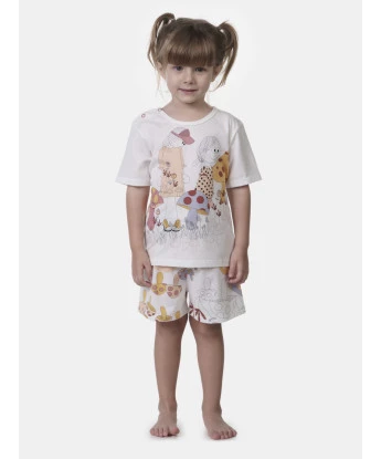 Pijama manga curta e short