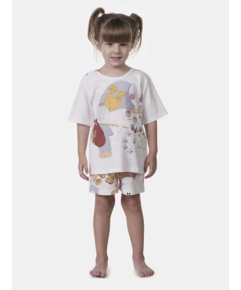 Pijama manga curta e short  