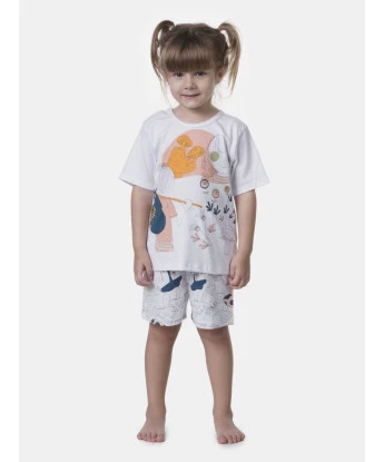 Pijama manga curta e short