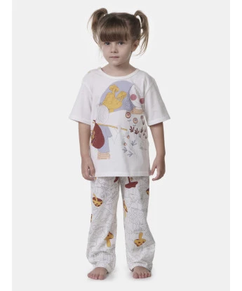 Pijama manga curta e calça  