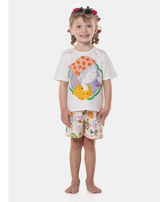 Pijama manga curta e short      