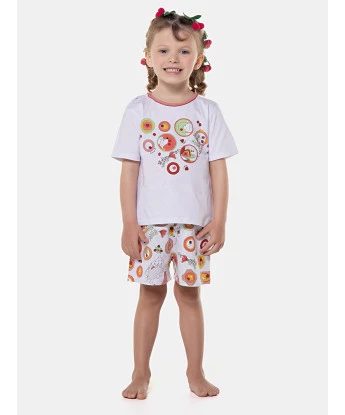 Pijama manga curta e short 
