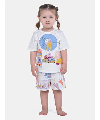 Pijama Manga Curta e Short