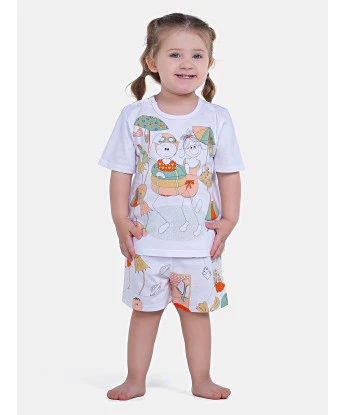 Pijama Manga Curta e Short