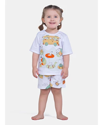 Pijama Manga Curta e Short