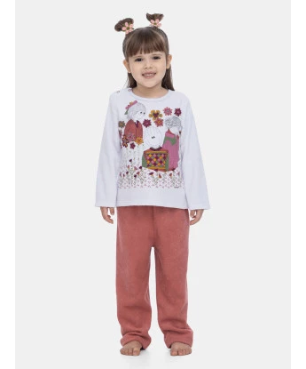 Pijama Manga Longa e Calça