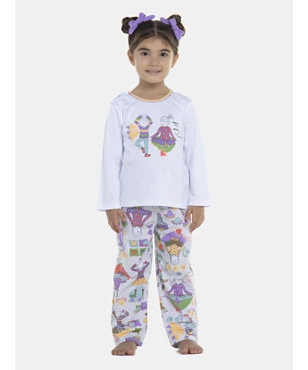 Pijama Feminino Baby Manga Longa e Calça