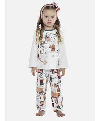Pijama Feminino Baby Manga Longa e Calça Moletinho