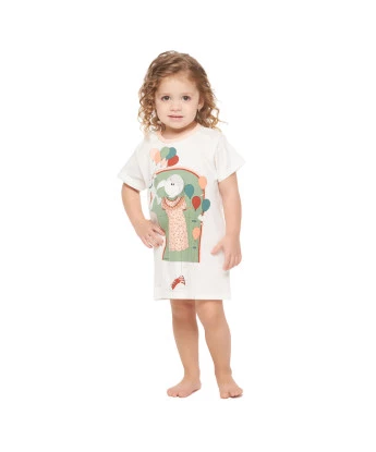 Camisão manga curta              