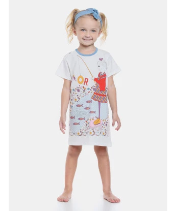 Camisão manga curta             