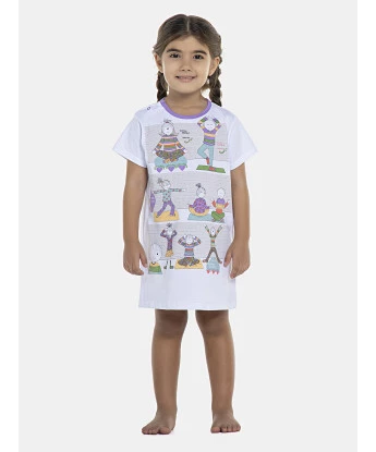 Camisão Feminino Baby Manga Curta